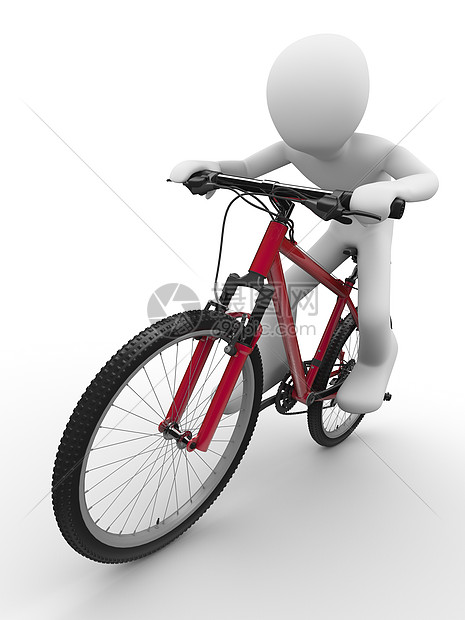 骑着那辆自行车的概念图片