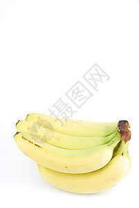 白色的新鲜香蕉早餐营养热带蔬菜团体黄色绿色水果小吃饮食图片