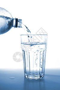 瓶装水流动饮料食物器皿瓶子玻璃白色健康图片