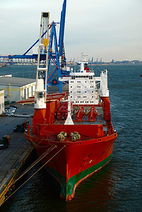渔船货运工业货轮货物航海运输商业海洋码头图片