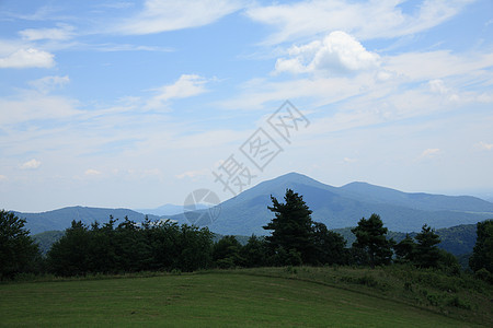 Blue Ridge山  弗吉尼亚州国家绿色风景公园大路旅游森林乡村旅行天空图片