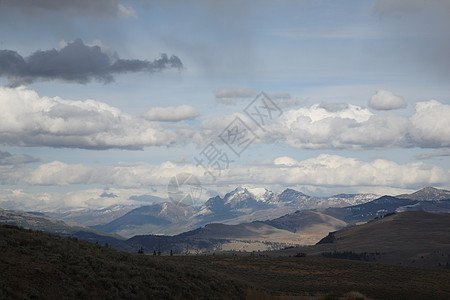 黄石国家公园 - 山脉图片