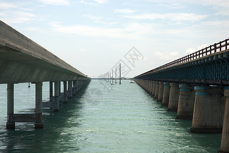 七里大桥旅行天空地平线海洋水道海景戏剧性钥匙图片
