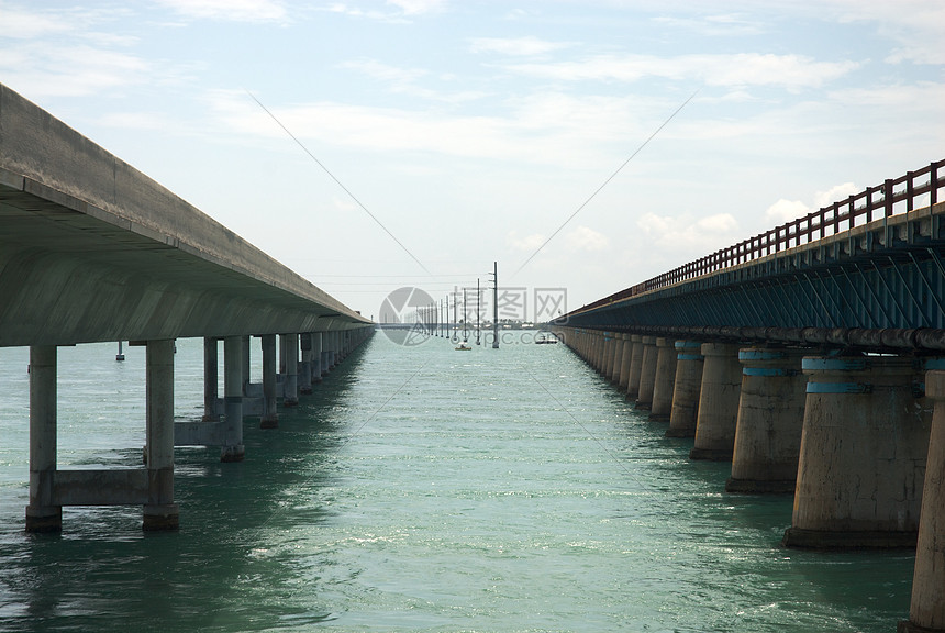 七里大桥旅行天空地平线海洋水道海景戏剧性钥匙图片