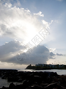 波多黎各的大西洋沿岸线里科海岸风景旅行者海岸线支撑海洋旅行海滩旅游图片