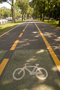 自行车车道活动地面交通人行道线条分数环境运输路面城市图片