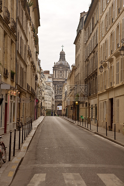 巴黎街道场景历史文化世界旅游旅行假期街道人行道图片