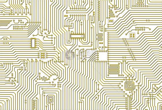 黄金工业电路板图案图片