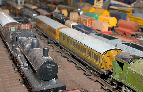 示范火车车厢机车滚动库存玩具曲目引擎动车组照片图片
