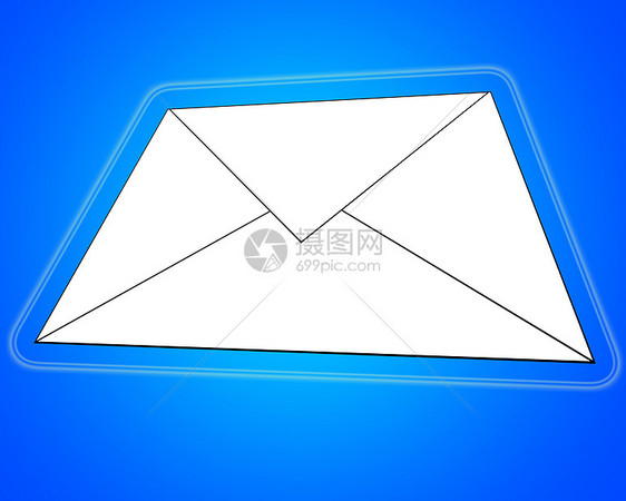 信封内容文书邮资蓝色邮件工作蜗牛邮政白色集邮服务图片