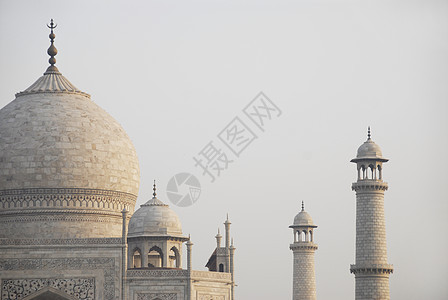 印度的Taj Mahal假期旅游帝国天空宗教游客建筑学寺庙文化大理石图片