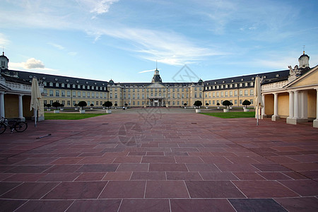 卡尔斯鲁厄宫城堡风格建筑王子房子别墅贵族庄园建筑学主权图片