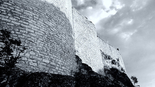 胡亨内芬城堡堡垒残骸房子贵族废墟石头斗争建筑学建筑骑士图片
