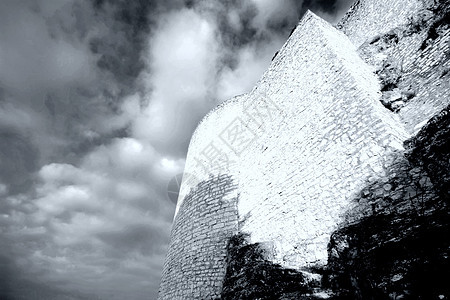 胡亨内芬城堡房子堡垒建筑学中年石头建筑东容残骸斗争骑士图片