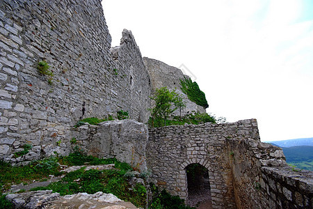 胡亨内芬城堡骑士黑暗时代堡垒废墟斗争贵族残骸中年建筑房子图片