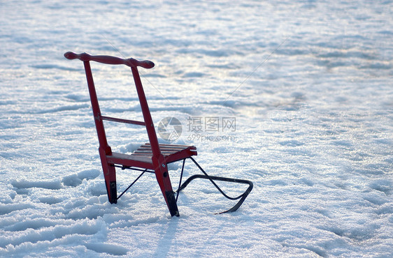 冰雪雪橇图片