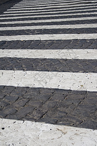 十字路行石头鹅卵石人行道对角线通道运输安全行人线条城市图片