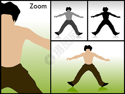 男性 正在跳跃的男性插图舞蹈成人脚步姿势全身冒充墙纸男人舞蹈家图片