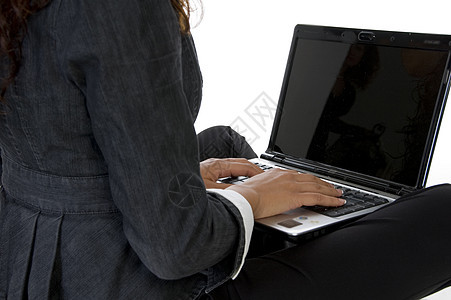 键盘上的指尖冒充商业人士工作室生意人照片职业女性摄影电脑图片
