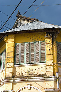 Cambodian 房屋细节发展灰尘风光农场房子旅行国家天空田园文化图片