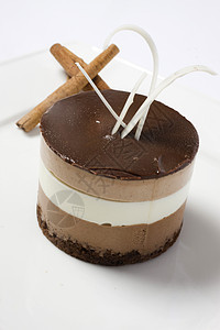 巧克力慕斯甜点芳香烹饪食物面包蛋糕肉桂烘烤照片棕色图片