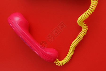 电话粉色玩具匣子红色孩子乐趣黄色图片