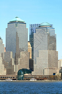 下曼哈顿天线自由景观海港建筑学日落游客市中心建筑地标水路图片