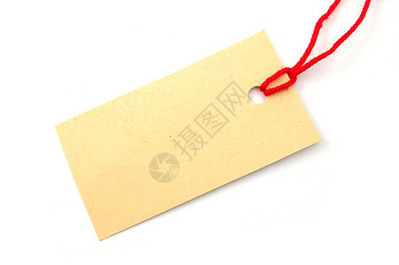 空白价格标签细绳购物现金纸板销售零售白色折扣商业卡片图片