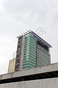 建造摩天大楼玻璃起重机城市建筑学公司高楼办公室商业建筑图片
