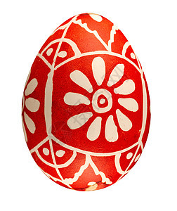 复活节鸡蛋红色风俗传统装饰装饰品背景图片