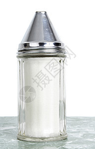 糖瓶白色餐厅颗粒状玻璃咖啡饮食食物金属营养倾斜图片