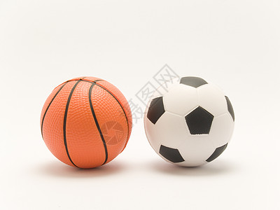 足球和篮球橙子乐趣按钮皮肤黄色团体插图塑料技术运动背景图片
