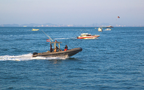 沿海城市景观酒店海滩全景蓝色海洋海岸建筑物旅行反射旅游图片