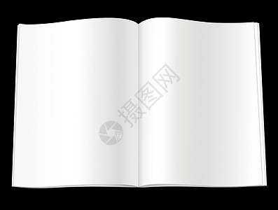 书本白色传播黑色空白广告杂志图片