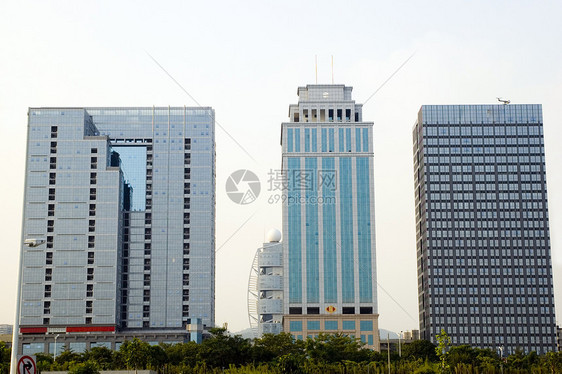 深圳  现代摩天大楼建筑物街道酒店景观城市办公室建筑建筑学图片