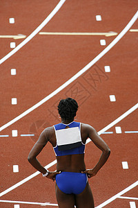 运动赛道竞技活力闲暇活动妻子慢跑数字赛跑者图片