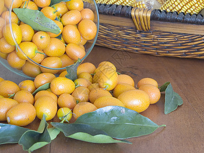 kumquat 库姆夸特营养果汁橙子产品生产探戈杂货店食物小叶宏观图片