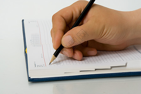 手写笔记本 关上手表日志职业笔记打印阅读工程师工程日历文书图片