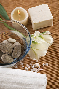 湿产品石头工艺保健托盘禅意美容水疗医疗芳香护理图片