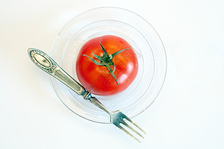 玻璃盘上的新鲜番茄收成酒店食物厨房植物餐厅大理石红色节食黑色图片