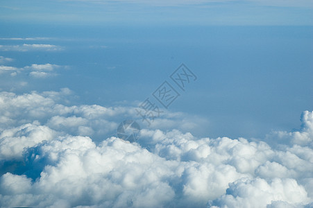 美丽的天空风景天线白色地平线航班景观飞行蓝色图片