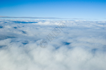 美丽的天空风景飞行白色蓝色天线地平线景观航班图片