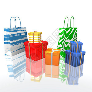 购物袋和礼品购物邀请函零售店铺商业橙子精品蓝色消费者折扣图片