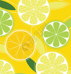 柑橘水果背景矢量     柠檬 利梅和橙热带柚子橙子活力香橼收藏食物墙纸插图果汁图片