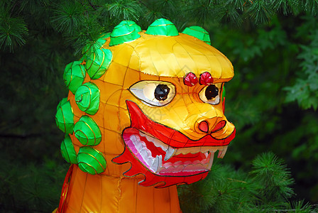 中国龙 彩色绿色历史性神话文化遗迹节日面具橙子宗教红色图片