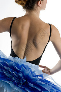 经典芭蕾舞舞蹈冒充工作室蓝色爱好戏服娱乐姿势演员裙子图片