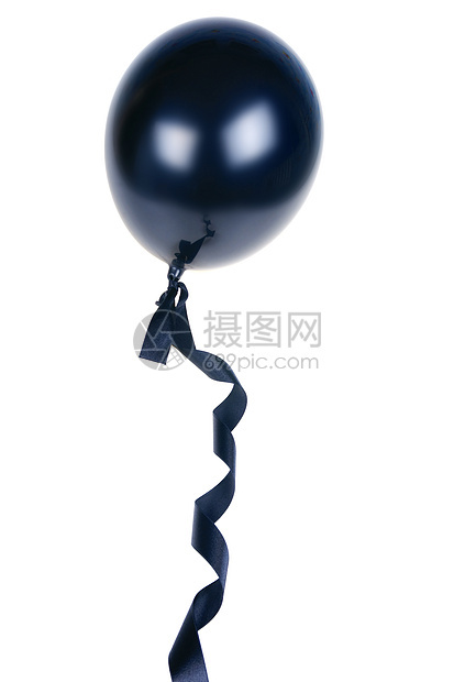 黑球丝带气球庆典赞成黑色派对喜悦图片
