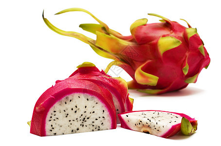 外表的泰国水果 龙果粉色红色情调气候美食黑色健康绿色热带种子图片