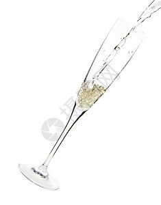香槟玻璃庆祝会飞溅气泡火花酒精长笛奢华静脉饮料干杯新年图片