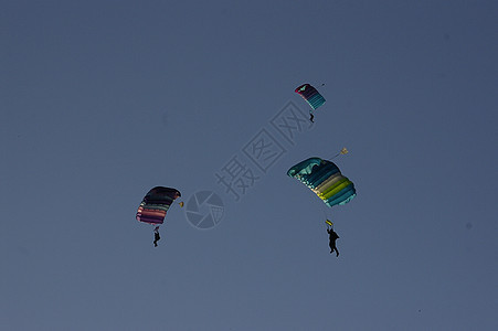 空军010跳伞员天空闲暇快感竞赛帆布高度空气自由落体丝绸图片